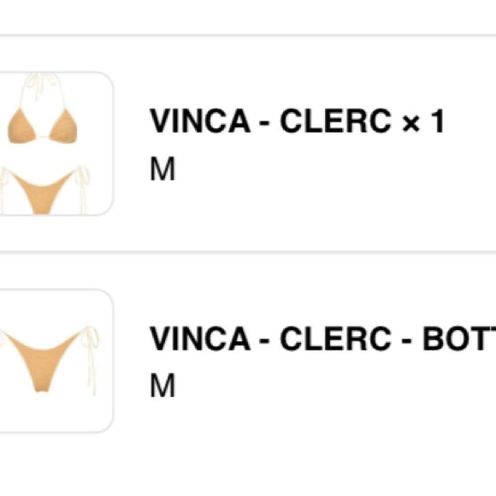 TRIANGL Vinca Clerc Tan Bikini Set